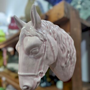Cabeza Caballo Rosa Pastel